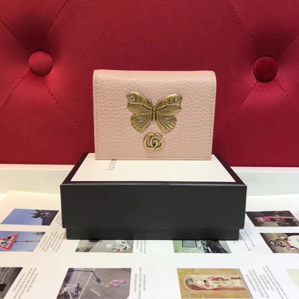 구찌 마몬트 버터플라이 카드지갑 499361연핑크