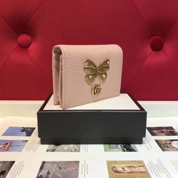구찌 마몬트 버터플라이 카드지갑 499361연핑크