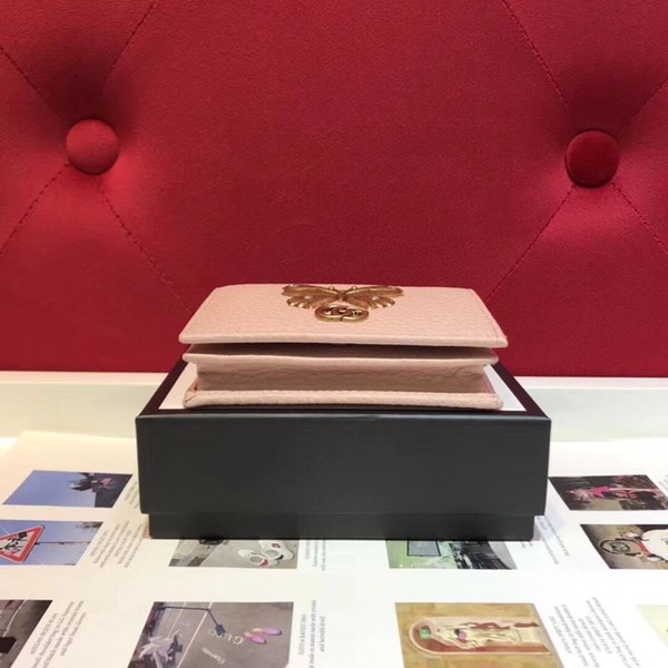 구찌 마몬트 버터플라이 카드지갑 499361연핑크