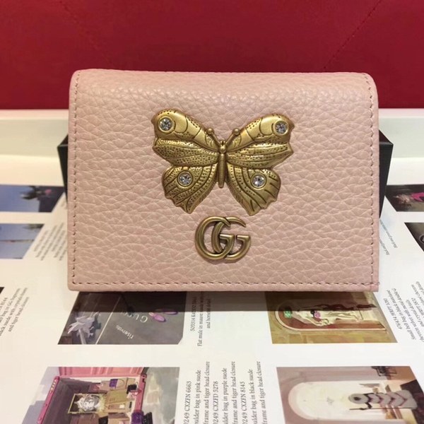 구찌 마몬트 버터플라이 카드지갑 499361연핑크