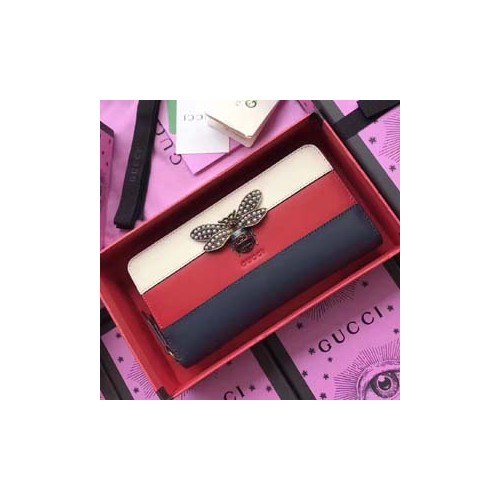 구찌 마가렛 꿀벅 지퍼장지갑 476069