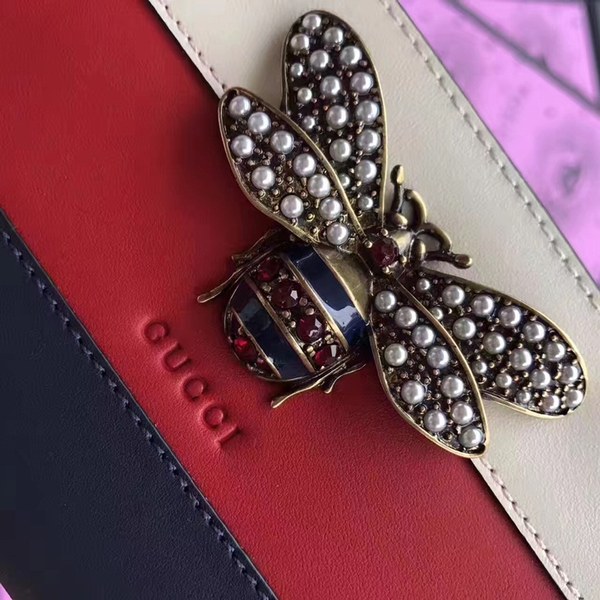 구찌 마가렛 꿀벅 지퍼장지갑 476069