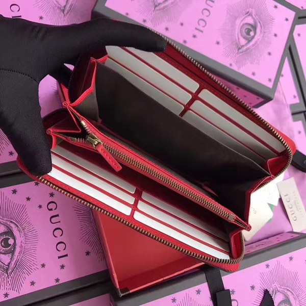 구찌 마가렛 꿀벅 지퍼장지갑 476069