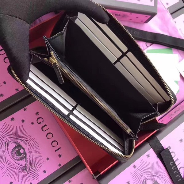 구찌 마가렛 꿀벅 지퍼장지갑 476069