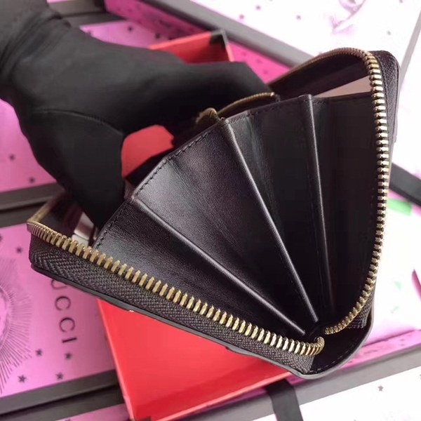 구찌 마가렛 꿀벅 지퍼장지갑 476069