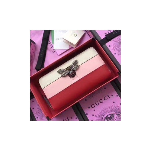 구찌 마가렛 꿀벅 지퍼장지갑 476069