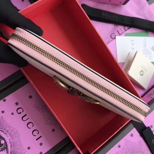 구찌 마가렛 꿀벅 지퍼장지갑 476069