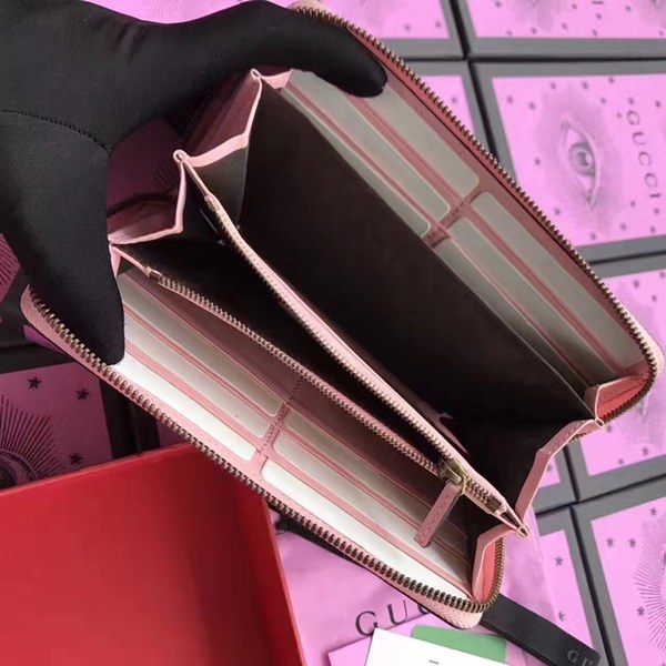 구찌 마가렛 꿀벅 지퍼장지갑 476069