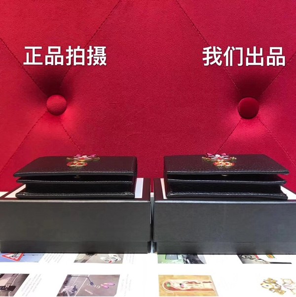 구찌 강아지 반지갑 블랙