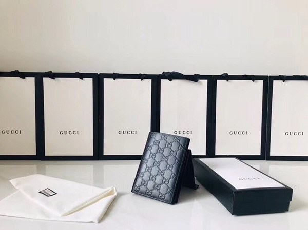 구찌 시마 여권지갑 446055 블랙