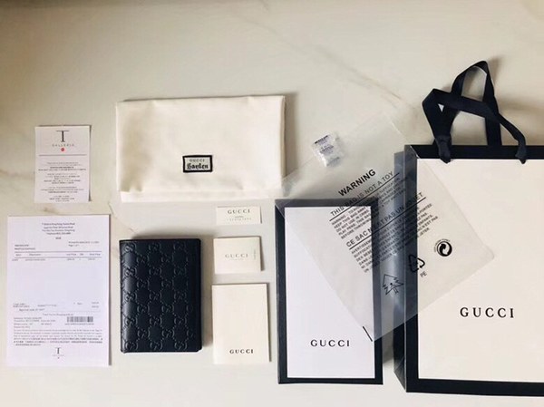 구찌 시마 여권지갑 446055 블랙