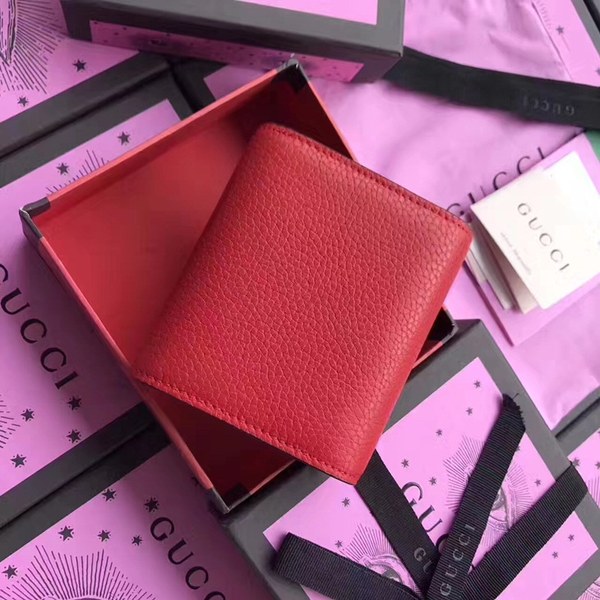 구찌 패드락 소가죽 반지갑 453155 레드