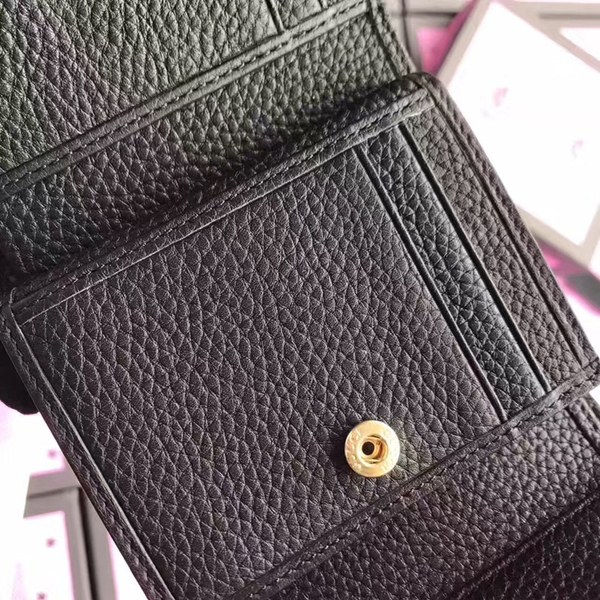 구찌 패드락 소가죽 반지갑 453155 블랙