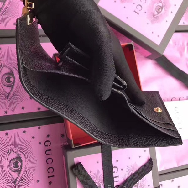 구찌 패드락 소가죽 반지갑 453155 블랙