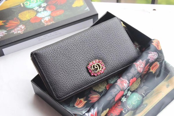 구찌 장지갑 499793 블랙