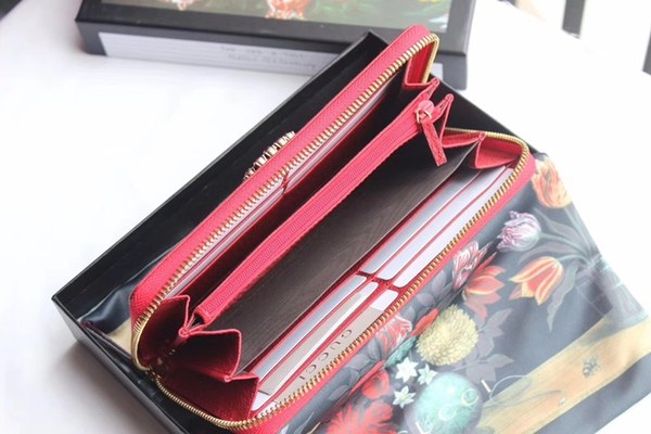 구찌 장지갑 499793 레드