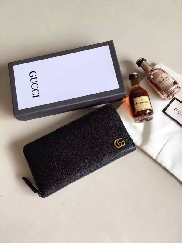 구찌 지퍼장지갑 428736 블랙