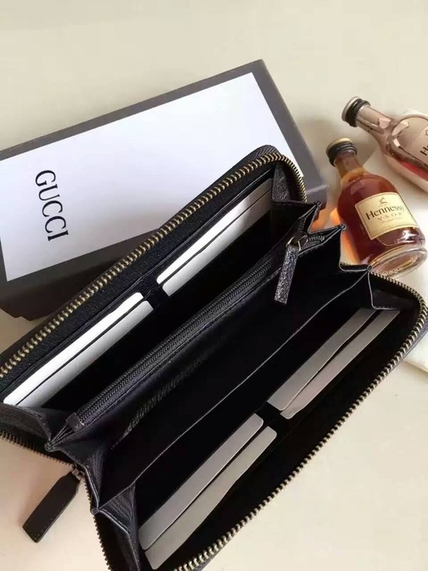 구찌 지퍼장지갑 428736 블랙