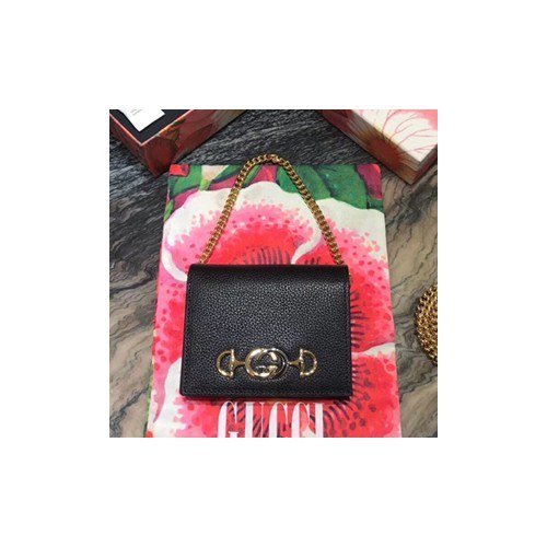 Gucci 구찌 주미 체인 가죽 카드 케이스 570660