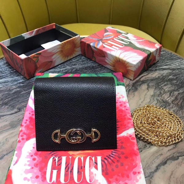 Gucci 구찌 주미 체인 가죽 카드 케이스 570660