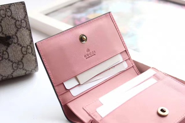 구찌 나비 반지갑 456867 핑크