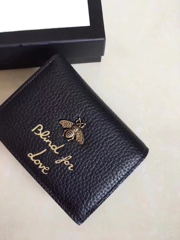 Gucci 2020 애니멀리에 여성 반지갑 블랙,레드,핑크