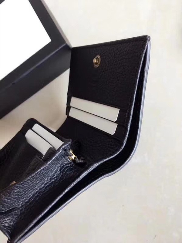 Gucci 2020 애니멀리에 여성 반지갑 블랙,레드,핑크