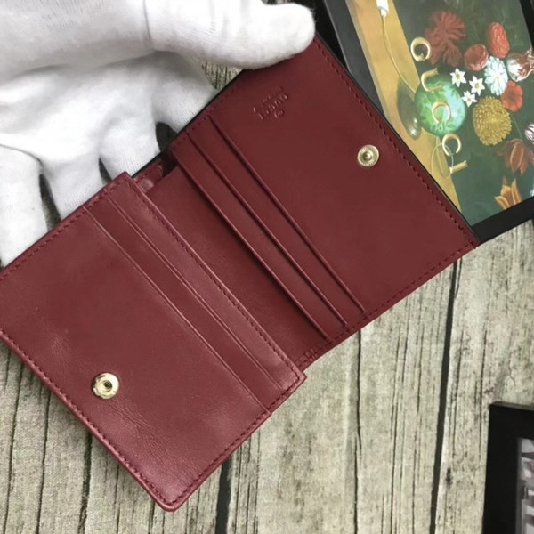 Gucci 2020 남여공용 gg 수프림 피기 반지갑 블루피그,레드피그