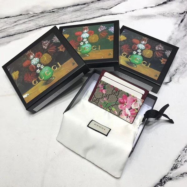 구찌 플라워 카드지갑 473927