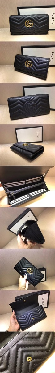 [GUCCI]구찌 마몬트 장지갑 443436-4
