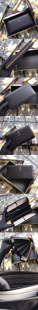 [GUCCI]구찌 애니멀리어 올라운드 지퍼장지갑 523667