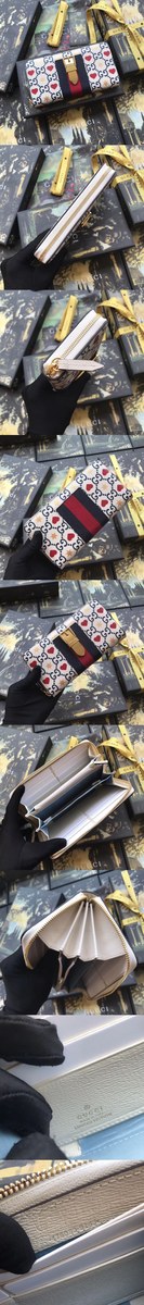 [GUCCI]구찌 실비 지퍼 장지갑 476083-6