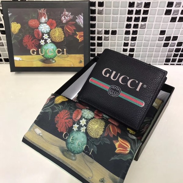 구찌 반지갑 496309 블랙