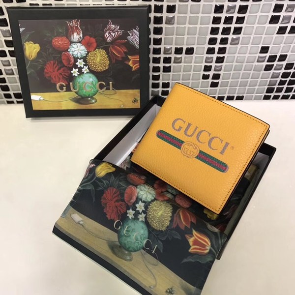 구찌 반지갑 496309 옐로우