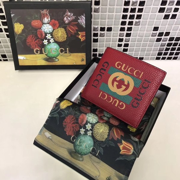 구찌 반지갑 496309 레드