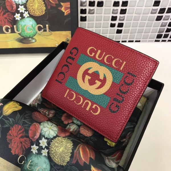 구찌 반지갑 496309 레드