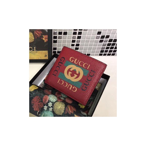 구찌 반지갑 496309 레드