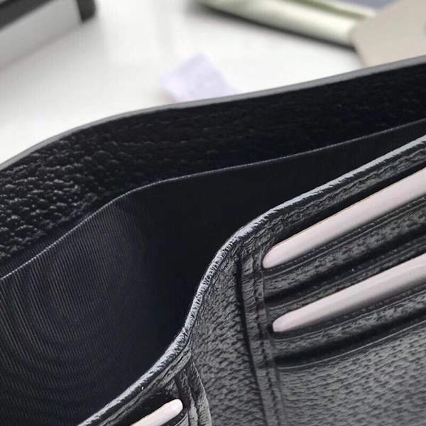 Gucci 구찌 꿀벌 반지갑 올블랙 523364