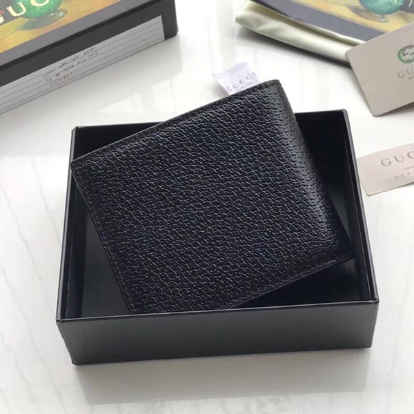 Gucci 구찌 꿀벌 반지갑 올블랙 523364