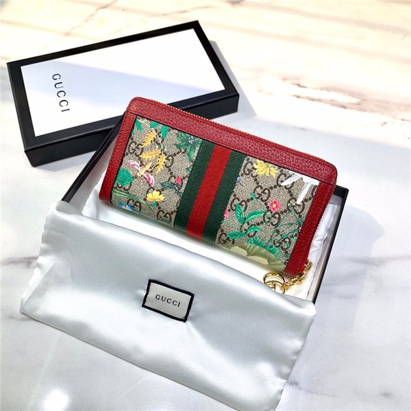 구찌 플라워 오피디아 지퍼 장지갑 523153-1 2020/신상