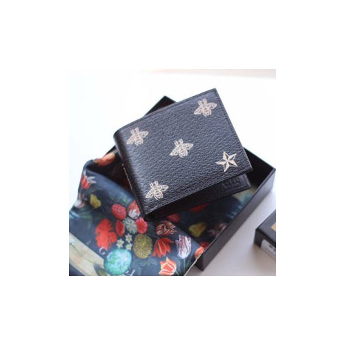 구찌 꿀벌 프린트 반지갑 495055