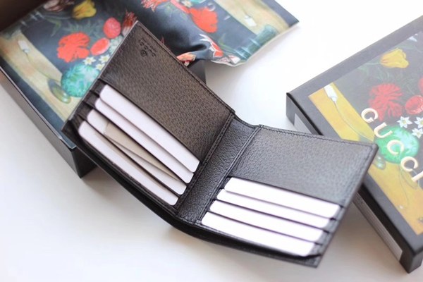 구찌 꿀벌 프린트 반지갑 495055