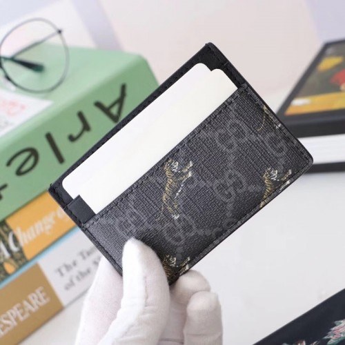 구찌 2020 남여공용 PVC & 레더 카드 퍼스 GUW0132.Size(10cm).블랙