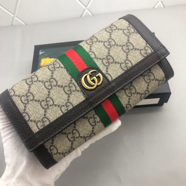 Gucci 구찌 여성용 클래식 반,지퍼,장지갑