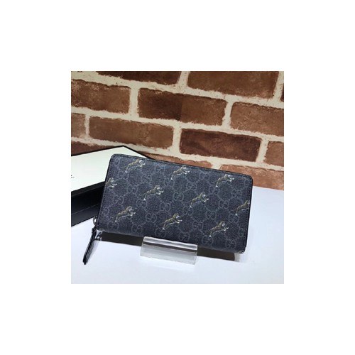 Gucci 구찌 타이거 프린트 지퍼 장지갑 575135
