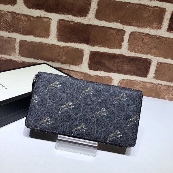 Gucci 구찌 타이거 프린트 지퍼 장지갑 575135