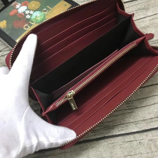 Gucci 구찌 남여공용 피기 지퍼롱월렛 블루피그,레드피그