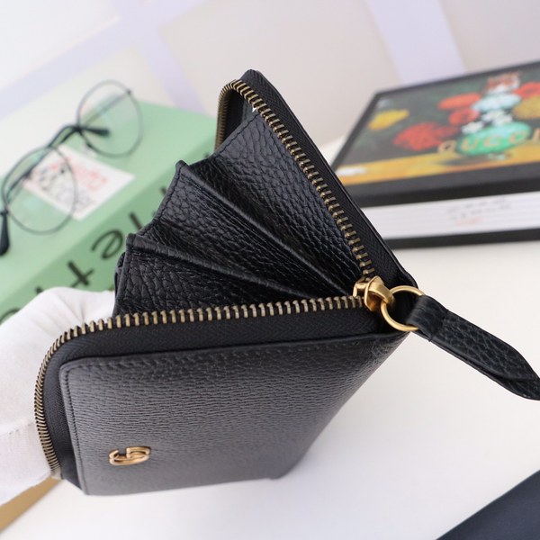 Gucci 구찌 가죽 장지갑 블랙,레드