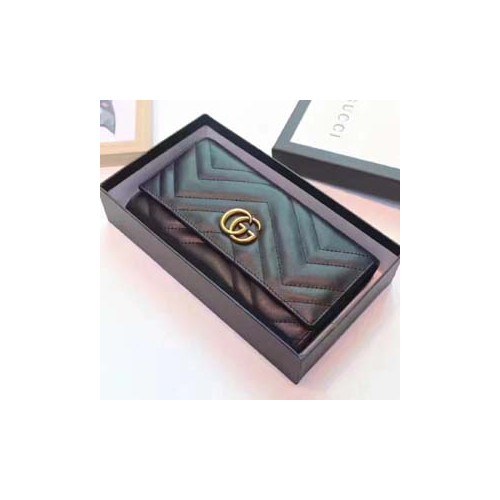 구찌 마몬트 장지갑 443436 블랙