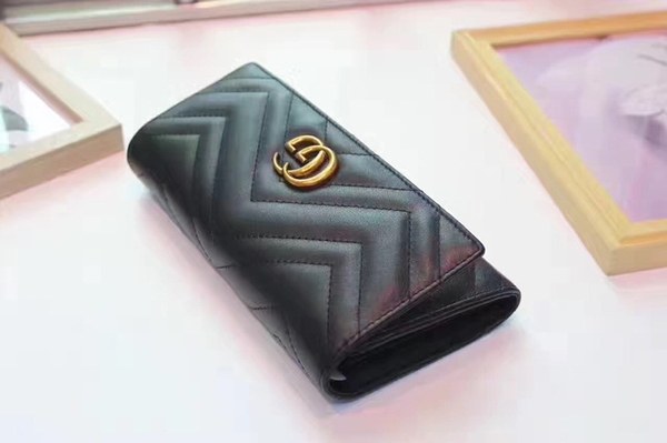 구찌 마몬트 장지갑 443436 블랙